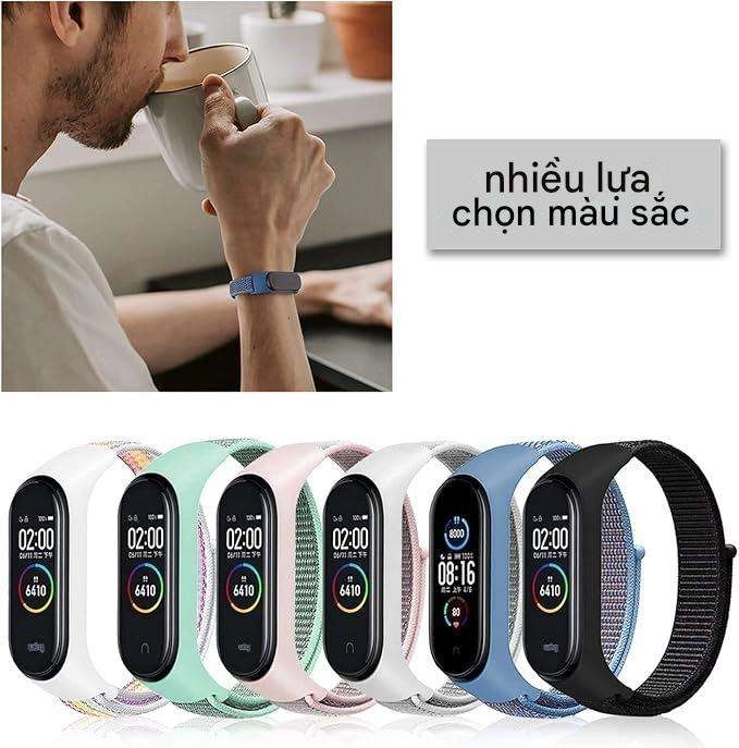 Dây vải Xiaomi Mi Band 7 khóa velco